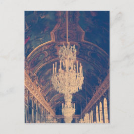 Paleis van de versailleshal van spiegels briefkaart
