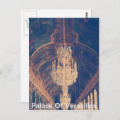 Paleis van de versailleshal van spiegels briefkaart (Voorkant / Achterkant)