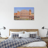 Paleis van de Wind (Hawa Mahal), Jaipur, India, Canvas Afdruk (Insitu (Slaapkamer))