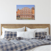 Paleis van de Wind (Hawa Mahal), Jaipur, India, Canvas Afdruk (Insitu (Slaapkamer))