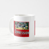 Paleis van depressie koffiemok (Voorkant links)