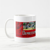 Paleis van depressie koffiemok (Links)
