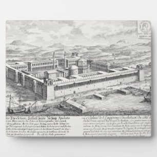 Paleis van Diocletiaan (245-313), Split, Joegoslav Fotoplaat