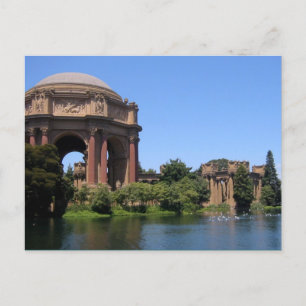 Paleis van Fine Arts San Francisco Foto Briefkaart