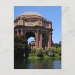 Paleis van Fine Arts San Francisco Foto Briefkaart