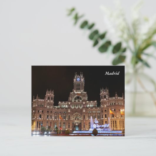 Paleis van het Briefkaart Cibeles (Staand voorkant)