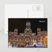 Paleis van het Briefkaart Cibeles (Voorkant / Achterkant)