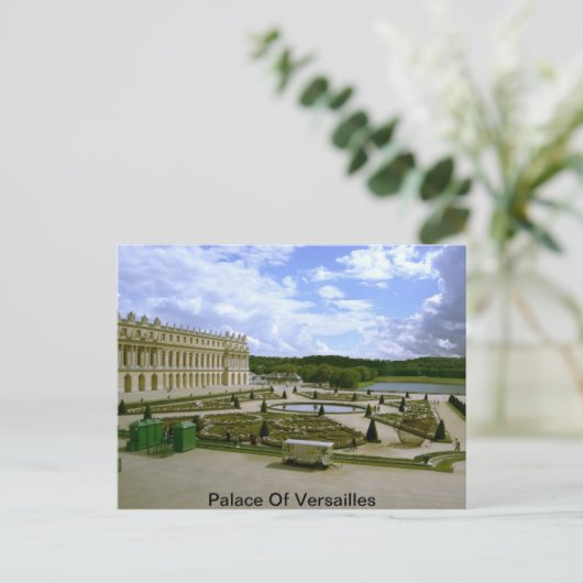 Paleis van het briefkaart van de tuin van versaill (Staand voorkant)