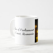 Paleis van het Parlement, Boekarest, Roemenië Koffiemok (Voorkant links)