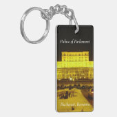 Paleis van het Parlement, Boekarest, Roemenië Sleutelhanger (Voorkant Links)