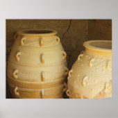 Paleis van het POSTER van Knossos pithoi-opslagpot (Voorkant)