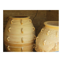 Paleis van het POSTER van Knossos pithoi-opslagpot