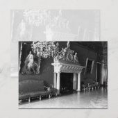 paleis van Monaco Prince Thron Room Briefkaart (Voorkant / Achterkant)