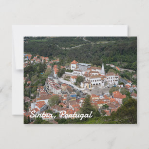 Paleis van Sintra van bovenaf in Sintra, Portugal