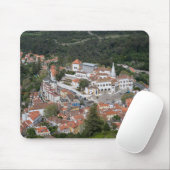 Paleis van Sintra van bovenaf in Sintra, Portugal Muismat (Met muis)