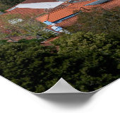 Paleis van Sintra van bovenaf in Sintra, Portugal Poster (Hoek)