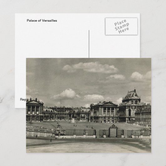 Paleis van Versailles 1924 Briefkaart (Voorkant / Achterkant)