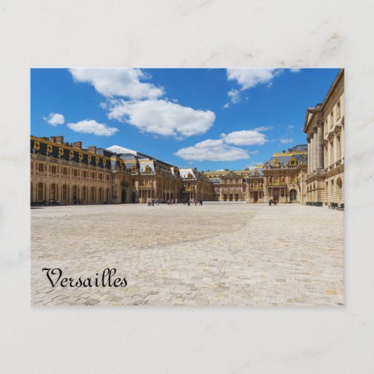 Paleis van Versailles binnenhof - Frankrijk Briefkaart (Voorkant)