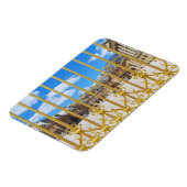 Paleis van Versailles binnenplaats door de poort Magneet (Linkerzijde)