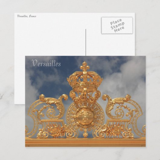 Paleis van Versailles Briefkaart (Voorkant / Achterkant)