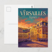 Paleis van Versailles Frankrijk Briefkaart (Voorkant / Achterkant)