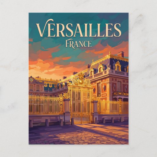 Paleis van Versailles Frankrijk Briefkaart (Voorkant)