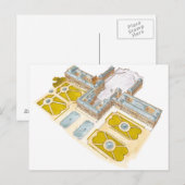 Paleis van Versailles. Frankrijk Briefkaart (Voorkant / Achterkant)