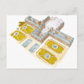 Paleis van Versailles. Frankrijk Briefkaart (Voorkant)