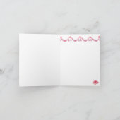 Paleis van Versailles Frankrijk Kerstmis Bedankkaart (Binnen)