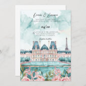 paleis van versailles frankrijk landschap bruiloft kaart (Voorkant / Achterkant)