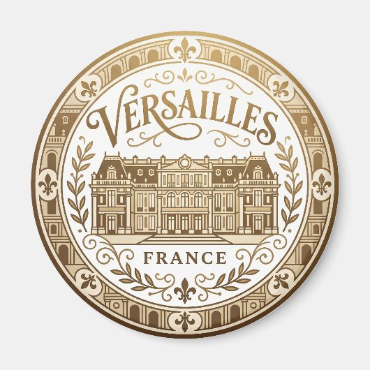 Paleis van Versailles Frankrijk Magneet (Voorkant)