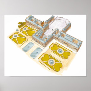 Paleis van Versailles. Frankrijk Poster
