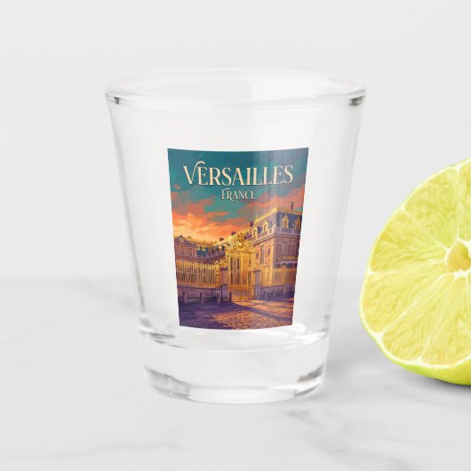 Paleis van Versailles Frankrijk Shot Glas (Voorkant)
