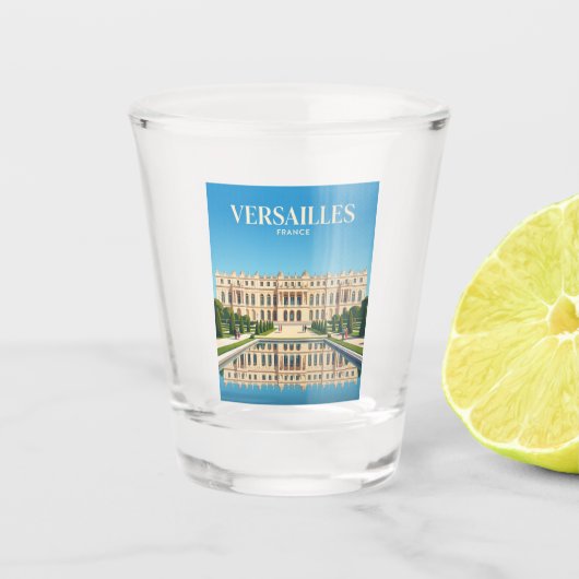 Paleis van Versailles Frankrijk Shot Glas (Voorkant)