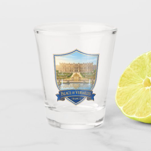 Paleis van Versailles Frankrijk Shot Glas (Voorkant)
