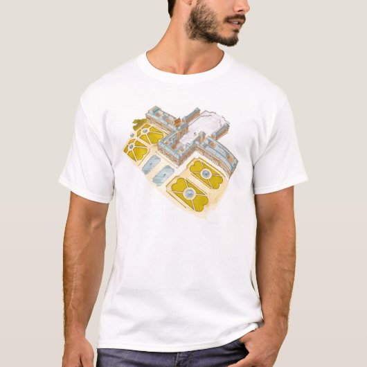Paleis van Versailles. Frankrijk T-shirt (Voorkant)