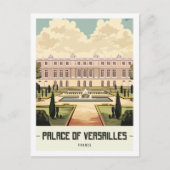 Paleis van Versailles Parijs Frankrijk Travel Plac Briefkaart (Voorkant)