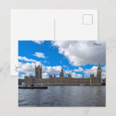Paleis van Westminster Briefkaart (Voorkant / Achterkant)