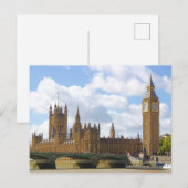 Paleis van Westminster Briefkaart (Voorkant / Achterkant)