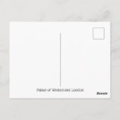 Paleis van Westminster Briefkaart (Achterkant)