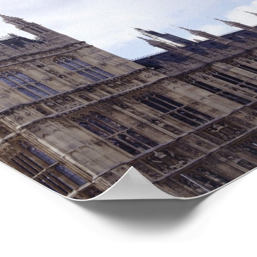 Paleis van Westminster en Big Ben Poster (Hoek)