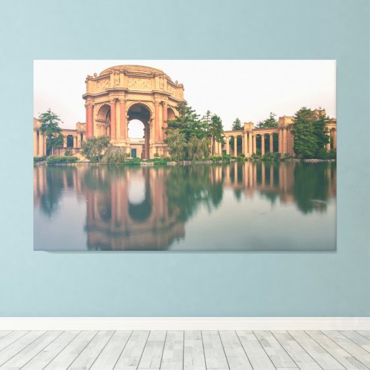 Paleis voor Schone Kunsten Canvas Afdruk (Insitu (Houten vloer))