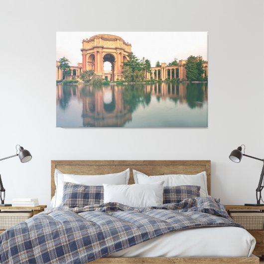 Paleis voor Schone Kunsten Canvas Afdruk (Insitu (Slaapkamer))