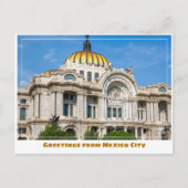 Paleis voor Schone Kunsten in Mexico-Stad Briefkaart (Voorkant)