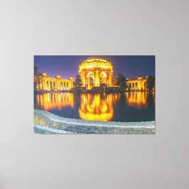 Paleis voor Schone Kunsten Nighttime Canvas Afdruk
