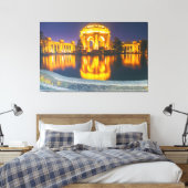 Paleis voor Schone Kunsten Nighttime Canvas Afdruk (Insitu (Slaapkamer))
