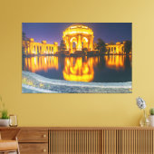 Paleis voor Schone Kunsten Nighttime Canvas Afdruk (Insitu (Woonkamer))