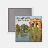 Paleis voor Schone Kunsten San Francisco Californi Magneet (Voorkant / Achterkant)