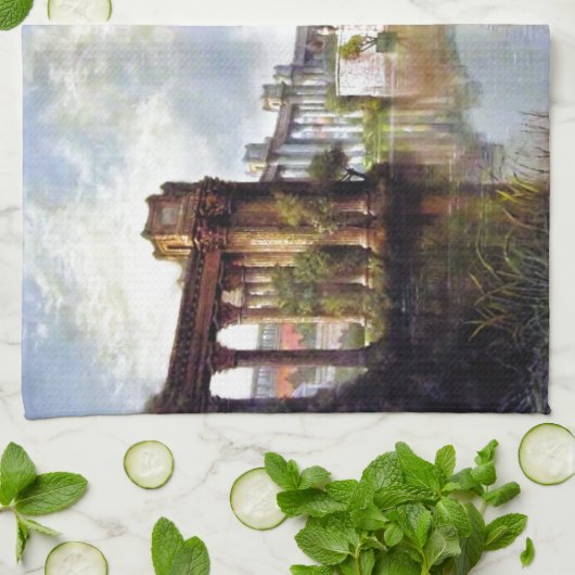 Paleis voor Schone Kunsten San Francisco Theedoek (Gevouwen)