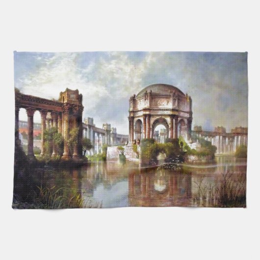 Paleis voor Schone Kunsten San Francisco Theedoek (Horizontaal)